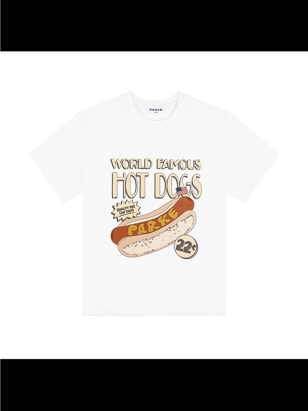 Parke HotDog Graphic Tee in XXL